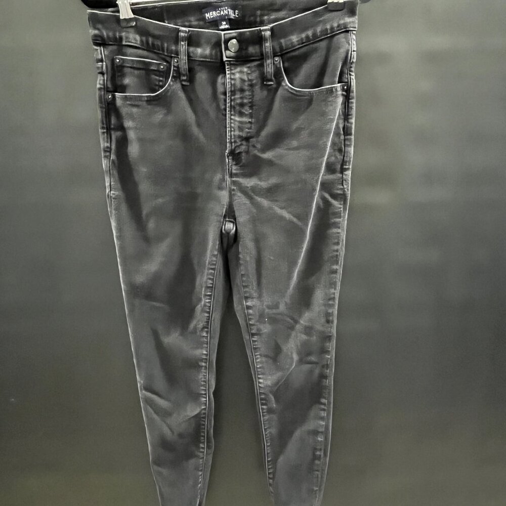 J Crew, Mercantile. Black denim.